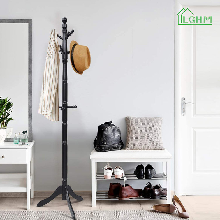 Freestanding 9 Hook Coat Rack